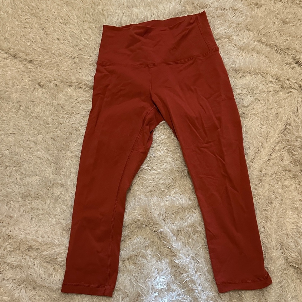 lululemon athletica Bold Burnt Orange Leggings